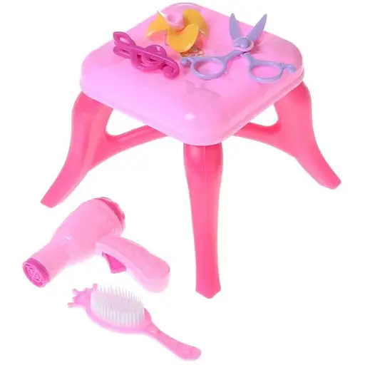 Игровой набор бижутерии со стульчиком и феном ID165