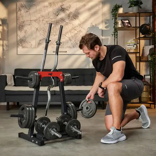 Стійка під диски, грифи та гантелі Hop-Sport HS-1008A - фото 3