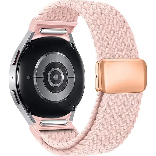 Ремешок ArmorStandart Braided Solo Loop для Samsung Galaxy Watch 7/FE/6/6 Classic/5/5 Pro/4/4 Classic Rose Gold (ARM86841) [151825]