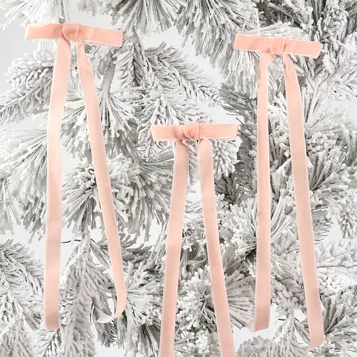 Набор декоративных украшений Yes! Fun Банты 36x12 см 5 шт. пудровый (975098) - фото 6