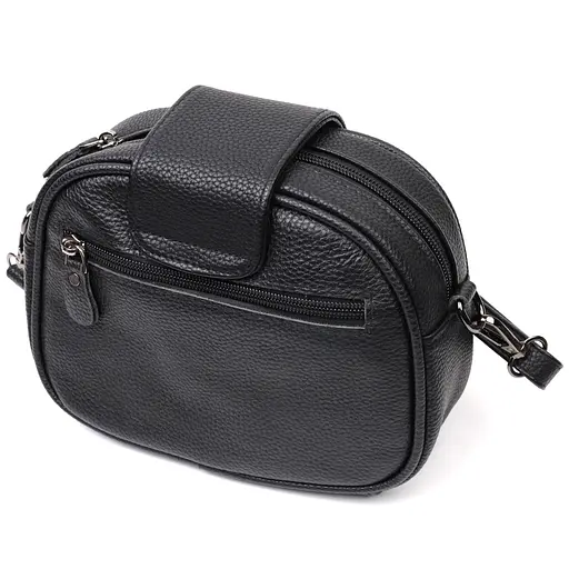 Фактурная сумка для женщин Vintage из натуральной кожи с тиснением под змею 20х14х7.5 см sum0028996 - фото 2