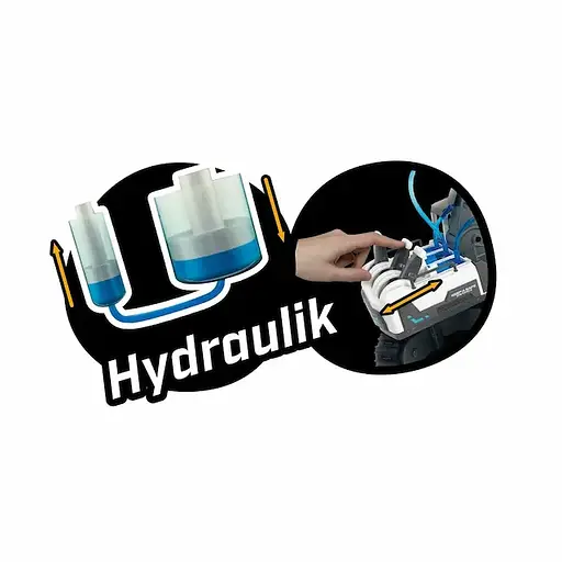 Конструктор Revell гидравлический экскаватор 3 в 1 для развития ребенка серый 21305 - фото 6