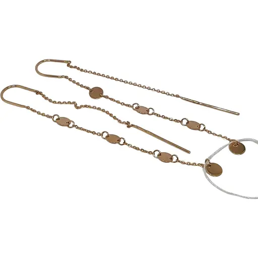 Золоті сережки-протяжки Tango. 580124