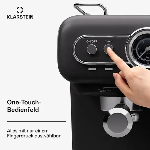 Кофеварка Klarstein Espressionata Evo 19 бар 1350 Вт (10045425) Черный - фото 7