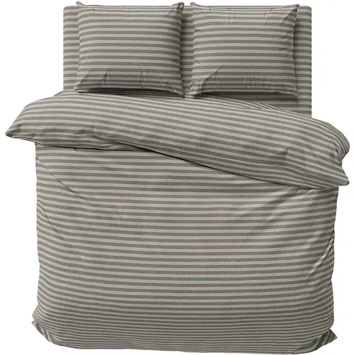 Комплект постільної білизни LeLit Двоспальний 180х215 см бязь B-1248/2 мокко (le2000000341132)