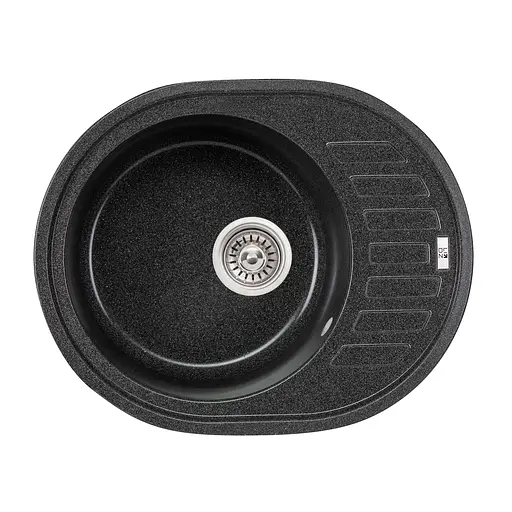 Кухонна мийка Lidz 620x500/200 GRF-13 (LIDZGRF13620500200), Графіт - фото 1