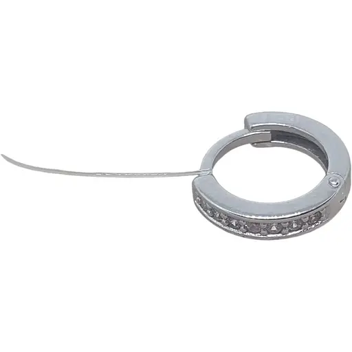 Серебряная моносерьга Dear с фианитами. 3658.1С