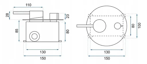 Душова система прихованого монтажу Rea Lungo + Box з виливом brushed gold REA-P6609, Золотий - фото 7