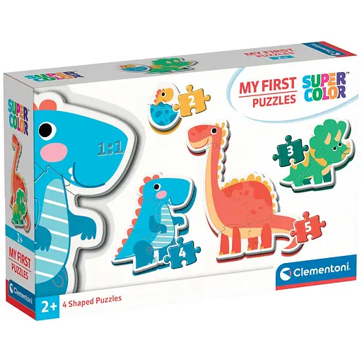 Пазл 4 в 1 Clementoni My First Puzzles Dinosaurs (20834) - фото 1