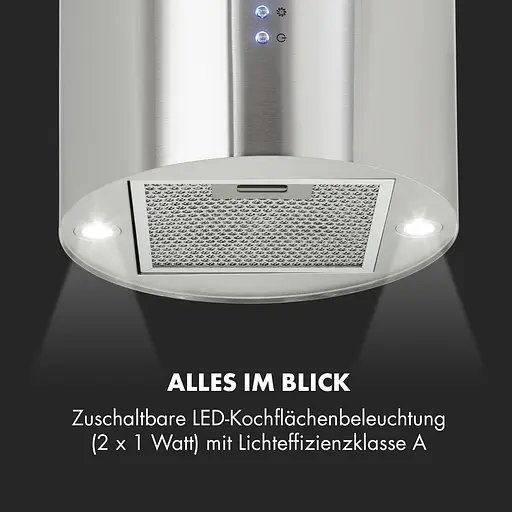 Вытяжка Klarstein Barett 558 м³/час островная (10032301) - фото 5