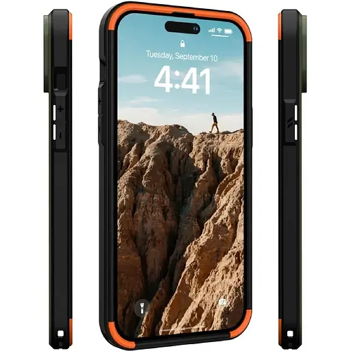 Оригінальний протиударний чохол UAG Civilian MagSafe для iPhone 14 Pro (6.1") Olive (114042117272) - фото 9