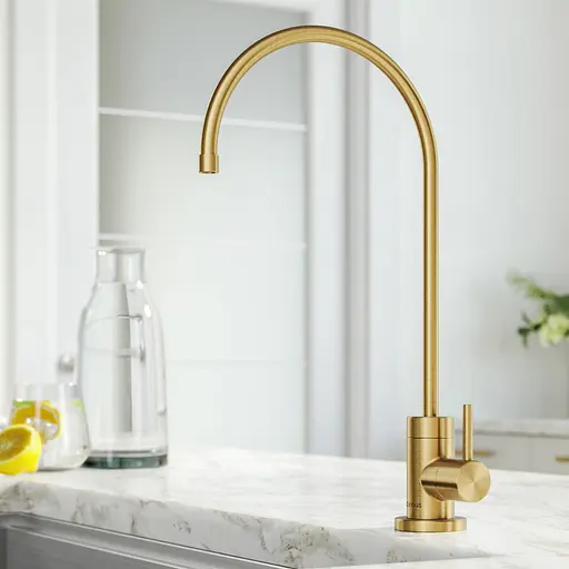 Кран кухонный к фильтру Kraus Purita FF-100BB Бронза - фото 4