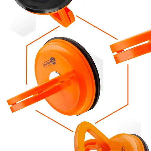 Держатель-присоска для стекла и плитки Polax одинарная ⌀115мм, max 40кг (37-186) - фото 4