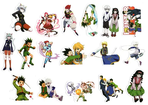 Стікерпак Хантер х Хантер Набір наклейок Hunter × Hunter 50 штук - фото 2