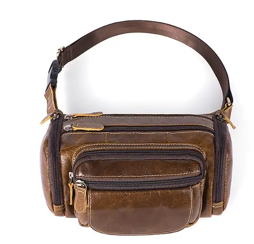 Чоловіча шкіряна сумка Vintage 24х10х15 см sum0012283 - фото 2