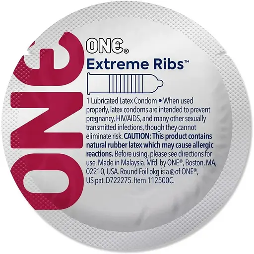 Презервативи латексні One Extreme Ribs