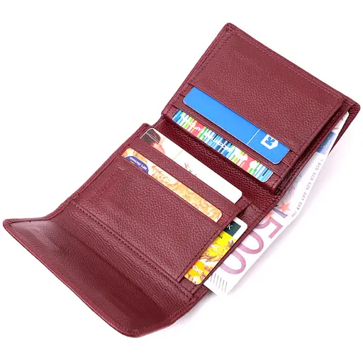 Кожаный женский кошелек ST Leather 11.7х9.5х2 см acs0028401 - фото 4