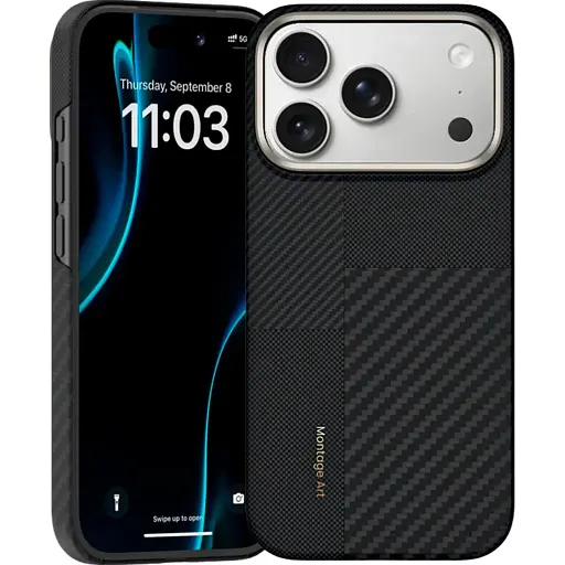 Чохол Benks Montage ArmorAir Kevlar Case 600D/1500D Magnetic для Apple iPhone 17 Pro Max Black [145681]