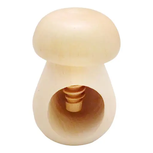 Винтовой деревянный орехокол «Гриб» с белой шапкой, Woodly Белый 81615 - фото 1