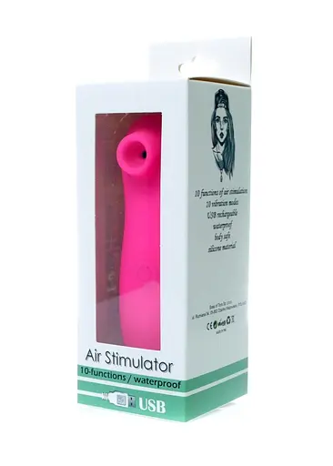 Вакуумний стимулятор клітора Boss Series Air Stimulator рожевий - фото 8