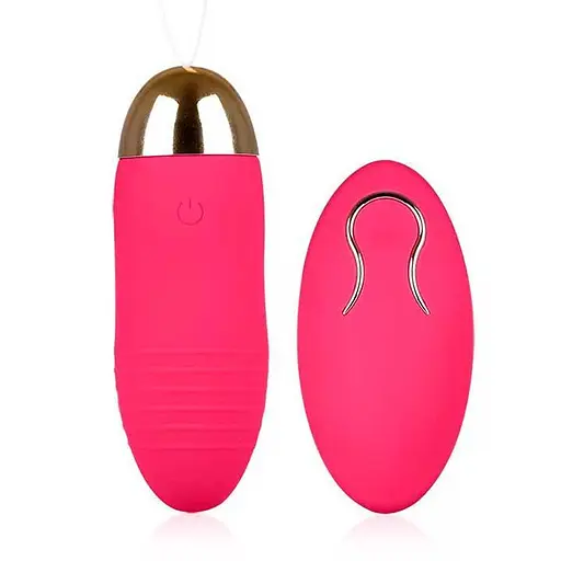Віброяйце з пультом керування та USB зарядкою 10 режимів Рожевий