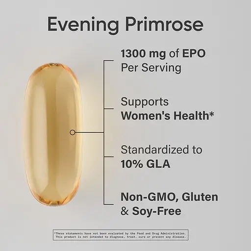 Олія вечірньої примули Sport Research Evening Primrose Oil 1300 mg 120 softgels (1086-2023-10-3446) - фото 3
