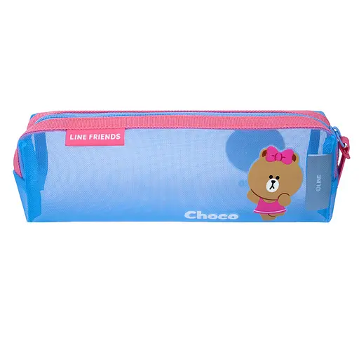 Школьный пенал мягкий Yes PH-34 Line Friends Pretty Choco - фото 1