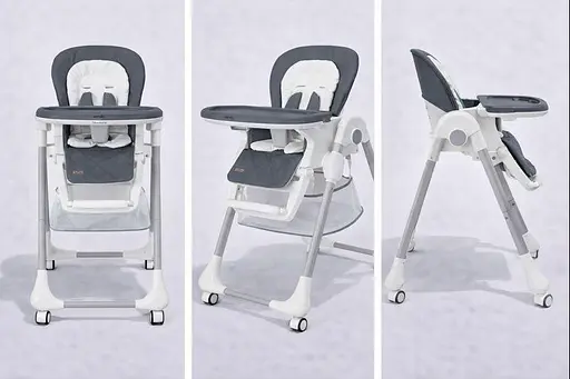 Стул для кормления CARRELLO Toffee CRL-9502/3 Space Grey /1/ - фото 2