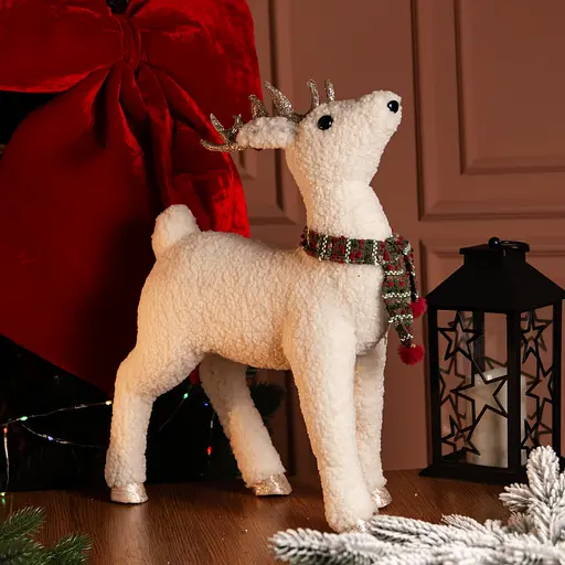 Новорічна фігура Олень іграшка під ялинку 40×13×48 см Yiwu CR-4-1