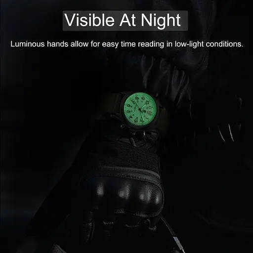 Чоловічий тактичний наручний годинник Cheetah Command (Зелений) - фото 5