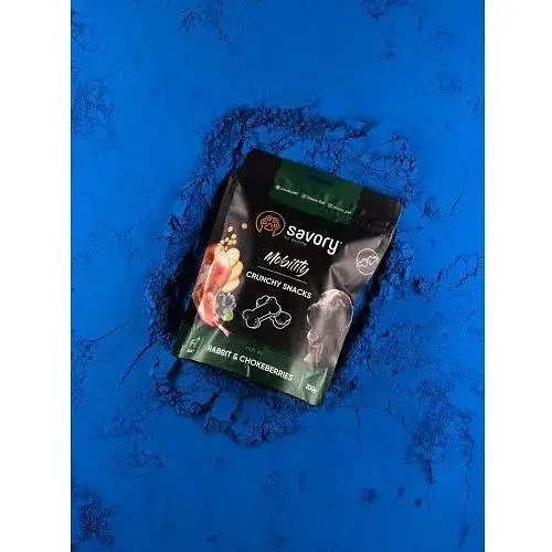 Хрусткі ласощі Savory для здоров'я кісток і суглобів собак, кролик та чорноплідна горобина 200 г - фото 8
