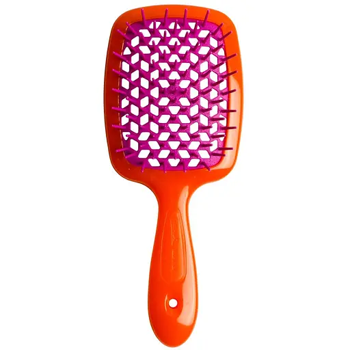 Щітка для волосся Janeke Superbrush Standard помаранчева з фуксією
