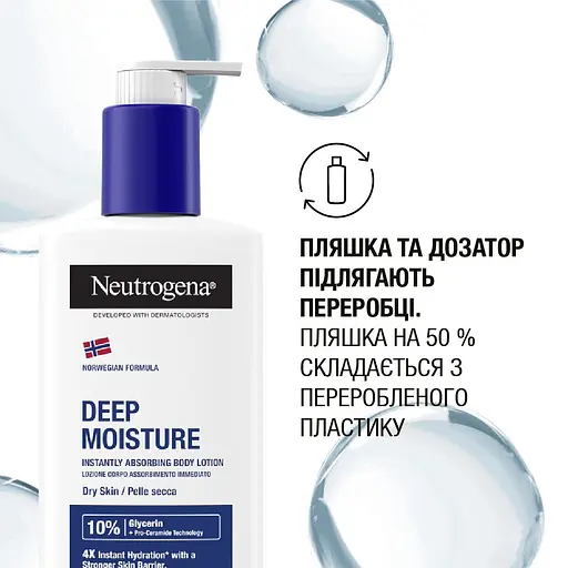 Лосьйон для тіла Neutrogena Норвезька формула Глибоке зволоження для сухої шкіри 250 мл - фото 7