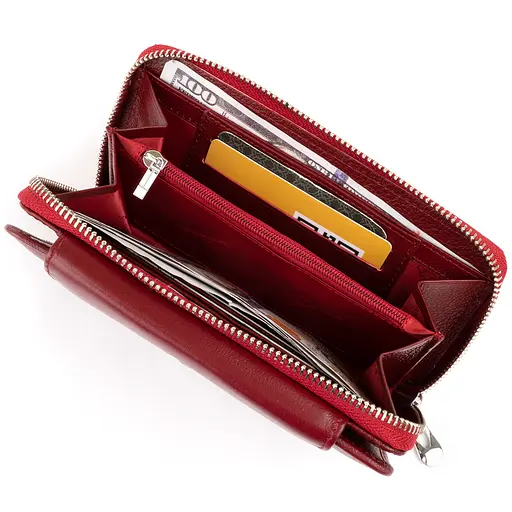 Кожаный женский кошелек ST Leather 19х9.5х2.5 см acs0015407 - фото 3