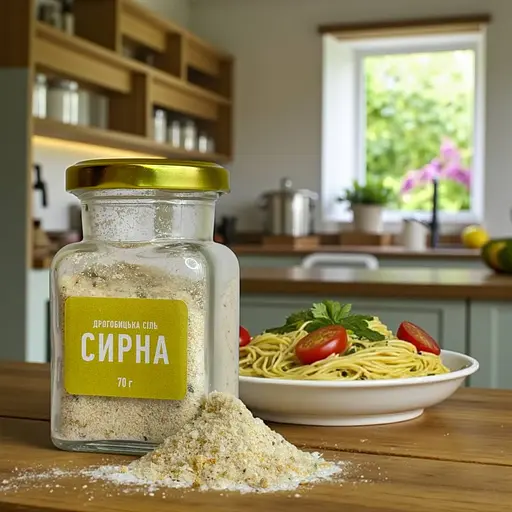 Соль творожная с выдержанными сырами - приправа к салатам, мясу и овощным блюдам 70 г - фото 5