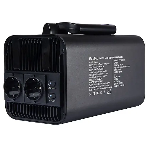 Зарядна станція EnerSol EPB-600N 1000W 577.2Wh - фото 4