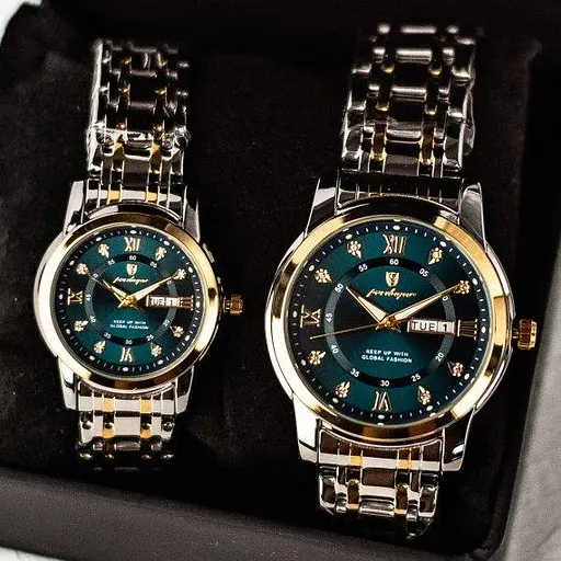 Комплект годинників для пари Poedagar Unique Couple (жіночі та чоловічі) 2 шт. - фото 2