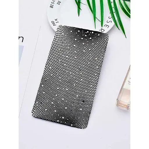 Колготки зі стразами та відкритим доступом Dizori One size Чорний K000876 - фото 6