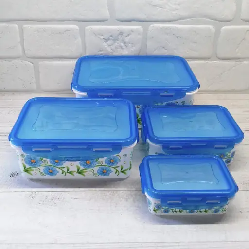 Набор контейнеров Frico FRU-822 с крышкой 4 шт. пластиковые   - фото 5