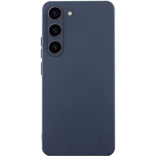 Чохол TPU GETMAN Liquid Silk Full Camera для Samsung Galaxy S23 Синій / Midnight Blue