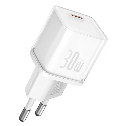 Зарядний пристрій блок адаптер Baseus GaN 5S Fast Charger 30 W P10162504213-00 білий - фото 1