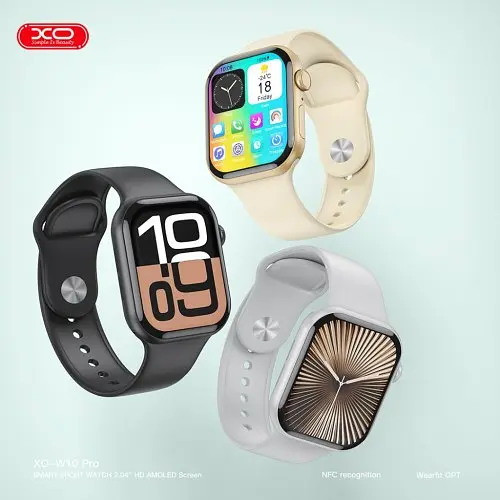 Смарт-часы XO W10 Pro AMOLED Screen 10 Generation Wireless Charging Smart Talking Watch черный - фото 3