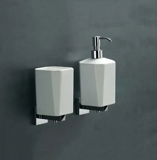 Склянка Stilhaus Diva керамічний настінна DV1008 білий - фото 2