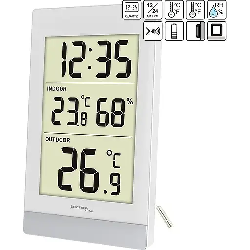 Термогігрометр Technoline WS7039 White (WS7039) - фото 3