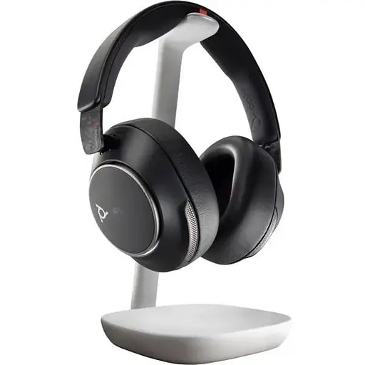 Гарнитура Poly компьютерная стерео On-ear Voyager Surround 85-M с подставкой для зарядки черная