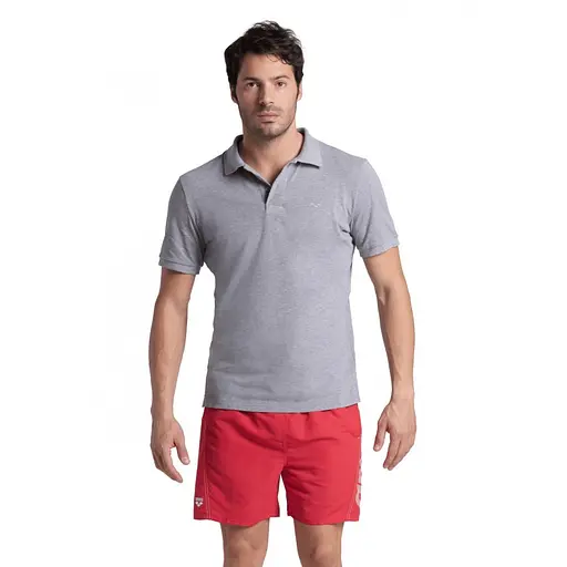 Поло Arena Poloshirt Solid Cotton Piquet Medium Grey S (1097-006389-511 S)