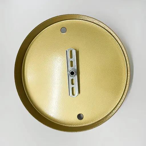 Круглое потолочное основание в золотом цвете на 2 подвеса 20х2,5 см | Line F | Арт. BASE 2 GD - фото 2