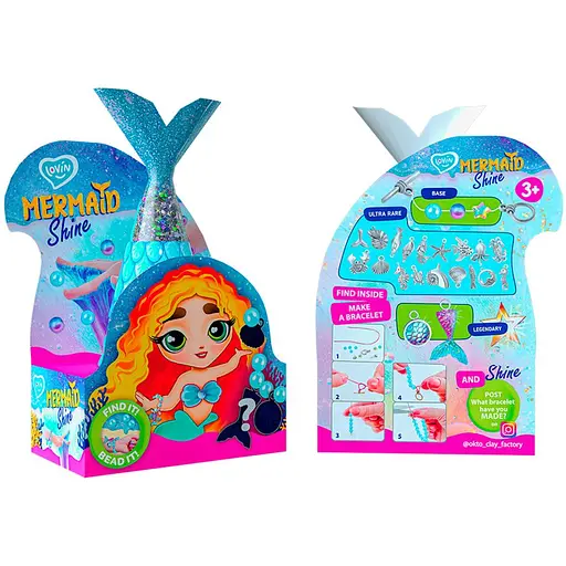 Іграшка-антистрес Lovin Mermaid Shine Blue 80131, 250 мл