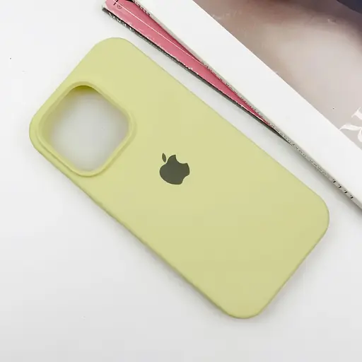 Чохол Silicone Case для Apple iPhone 16 Pro Mellow Yellow AA [115028] - фото 3