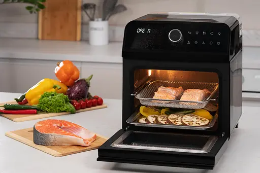 Мультипечь Ardesto 2250Вт -15л сенсорное управление 40-220°C металл/пластик бело-черный - фото 6